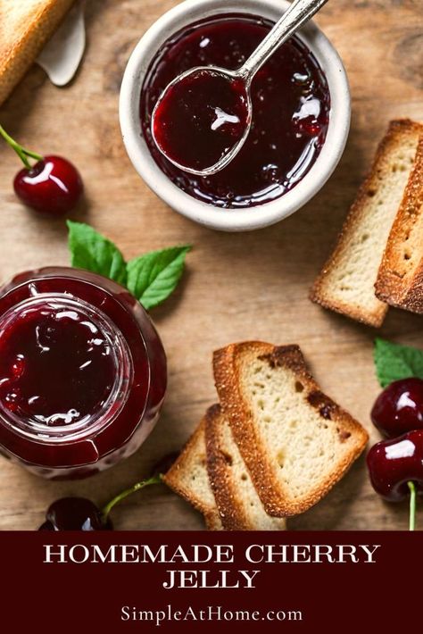 Cherry Jelly Recipes, Mulberry Jam, Cherry Jelly, Canning Jam Recipes, How To Make Jelly, Canning Jam, Fruit Market, Cherry Season, Jam And Jelly