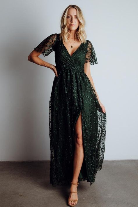 Our Marseille Embossed Maxi Dress is a one-of-a-kind dress that's perfect for special occasions! It features gorgeous vine embossed organza. Organza Material, Perfect Bridesmaid Dress, Baltic Born, Next Dresses, Nursing Friendly, Different Dresses, Maxi Dress Green, Guest Outfit, Mode Vintage