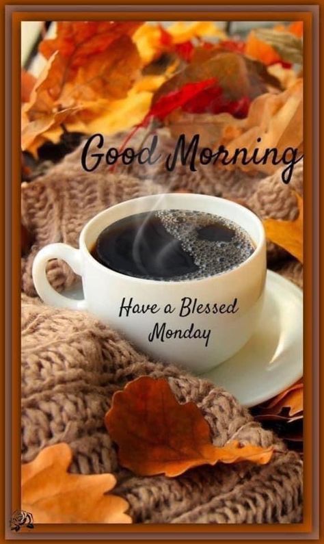 Fall Good Morning, Good Morning Fall Images, Hello Images, Weekly Greetings, Magic Monday, Happy Monday Images, Monday Wishes, Happy Monday Morning, Monday Coffee