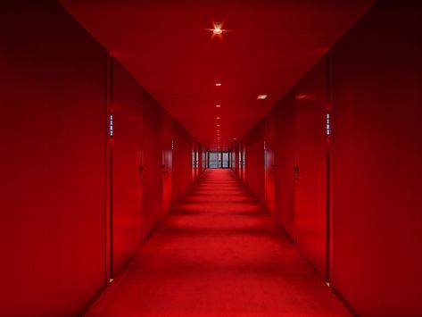 We’d Linger in These 10 Beautiful Hotel Hallways Wedding Linger, Apartment Corridor, W Barcelona, Red Hotel, Hotel Corridor, Hotel Hallway, Corridor Lighting, Hallway Lighting, Beautiful Hotels