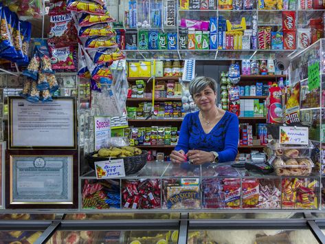 Bodegas of New York City - Pictures - CBS News New York City Pictures, Grocery Store Design, James D'arcy, Shop House Ideas, City Pictures, Shop Window Displays, Cbs News, General Store, American Dream