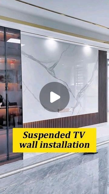 Alead Trendeurope on Instagram: "The slate TV background wall is designed with stone texture, which makes the visual effect more textured and real to the touch, giving people a calm and solid feeling. It not only makes the appearance more outstanding, but also gives people a sense of comfort.#buildingmaterials#buildingmaterial#interiordesign #wallpanelling #backdropdecoration #walldecor #homedecorideas#wallboard #wallboards #wallpaper #decorationdesign #decorationboards#tvwall 
#decoration_ideas #walldecoration #decoration  #decor #deco #wallpanelling
#homeimprovement #renovation #aleadtrend#aleadhome" Tv Background Wall Design, Media Wall Living Room Room & Board Modern Furniture, Stone Texture, Wall Board, Backdrop Decorations, Visual Effects, Building Materials, Wall Paneling, Wall Design