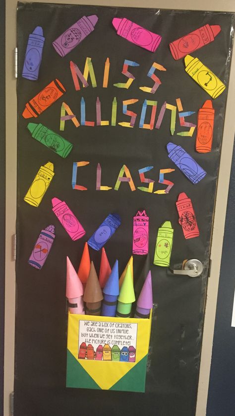 The Crayon Box That Talked. Life size crayons. Door decoration. Crayons!! Gods Masterpiece, Box Of Crayons, Primary Teacher, Crayon Box, Primary Teachers, New Classroom, Classroom Door, Door Decoration, Teacher Life