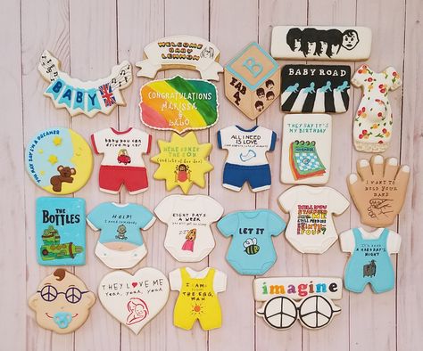 Beatles Baby Shower Ideas, Beatles First Birthday Party, Beatles Baby Shower, Beatles Themed Party, Beatles Birthday Party, Beatles Theme, Beatles Baby, Beatles Birthday, Hey June