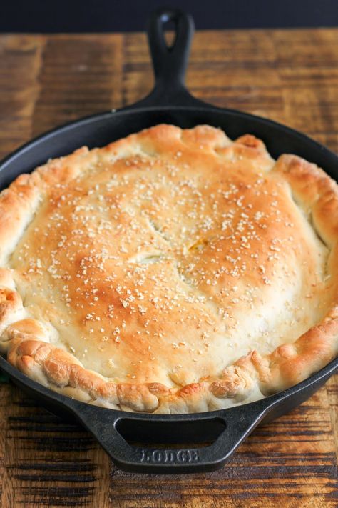 Sausage Calzone Recipe, Sausage Calzone, Frozen Pizza Dough, Calzone Recipes, Freeze Pizza Dough, Pizza Calzone, Calzone Recipe, Iron Skillet Recipes, Cooking Stuff