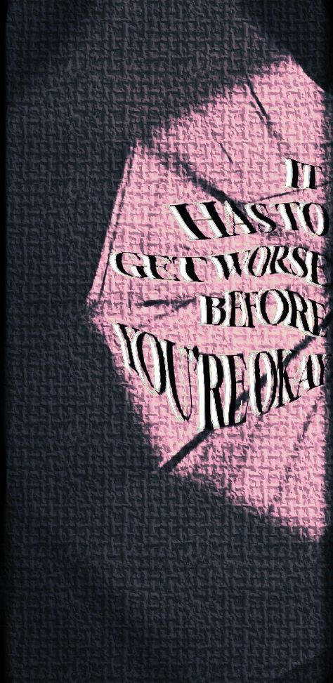 Rough texture background, it has to get worse before you're okay Aesthetic Iphone Wallpaper Classy, Pastel Pink And Black Aesthetic, Pink Y2k Background, Grunge Portrait, Handmade Journals Diy, Iphone Pink, Wallpaper Iphone Boho, Punk Poster, Iphone Wallpaper Classy