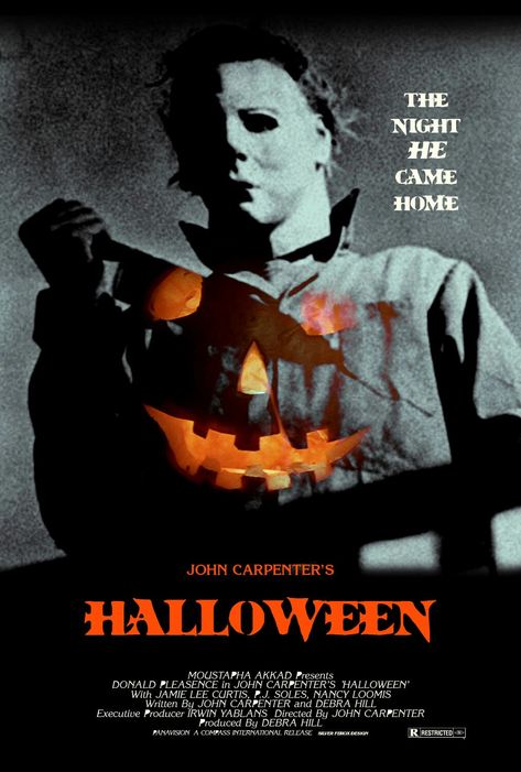 Halloween Franchise, John Carpenter Halloween, Donald Pleasence, Best Halloween Movies, Halloween 1978, Halloween Film, Slasher Movies, Horror Movie Icons, The Boogeyman