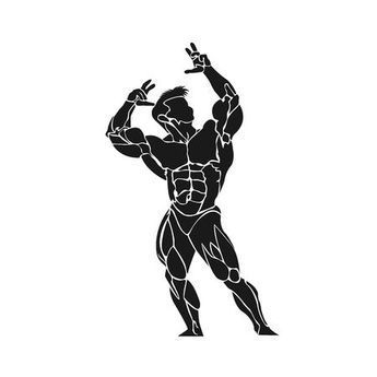 Mr Olympia Bodybuilding Logo, Bodybuilding Logo Wallpaper, Gym Embroidery, Body Builder Art, Gym Tattoo Ideas, Bodybuilder Art, Gym Logo Design, Bodybuilding Art, Bodybuilder Posing