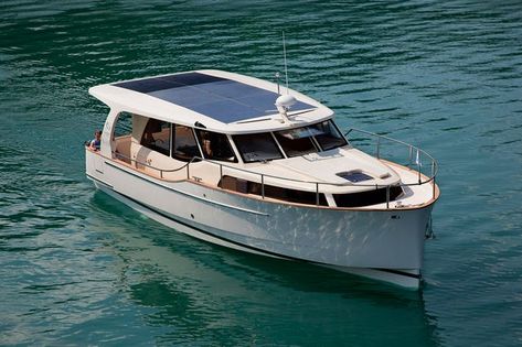 Trawler Yachts For Sale, Cabin Cruiser Boat, Trawler Yacht, Boat Interior Design, Small Yachts, Cruiser Boat, Cabin Cruiser, Guest Cabin, Camper Life