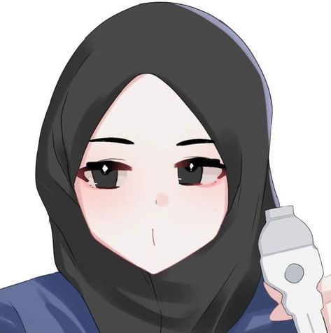 Hijab Oc Art, Anime With Hijab, Hijab Gacha Club, Muslimah Cartoon Art Cute, Hijabi Chibi, Chibi Hijab, Stay Halal, Muslim Anime, Muslim Cartoon