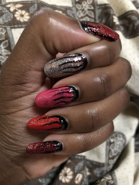 I created this nail art over my overgrown gel nail polish cause I needed to cover up. Let me know what you think. Nail Art Black, Black Flame, Cool Nail Art, Art Black, Gel Nail, Gel Nail Polish, What You Think, Let Me Know, Gel Nails