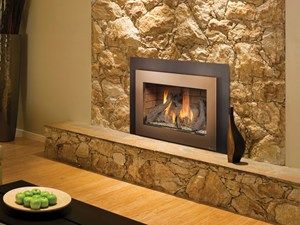 33 DVI GSR2 gas insert - by Fireplace Xtrordinair Fireplace Xtrordinair, Gas Fireplace Inserts, Wood Fireplace Inserts, Fireplace Blower, Fireplace Style, Gas Insert, Fireplace Update, Metal Fireplace, Ventless Fireplace