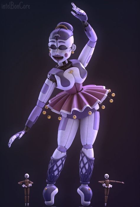 Fnaf Ballora Fanart, Ballora Fanart, Ballora Sister Location, Fnaf Ballora, Fnaf Redesigns, Clara Afton, Ballora Fnaf, Fnaf Sl, Fnaf Sister Location