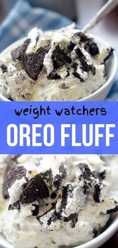 Cool Whip Pudding, Oreo Fluff Dessert, Cool Whip Desserts, Oreo Fluff, Low Cal Dessert, Weight Watchers Meal Plans, Tiramisu Dessert, High Protein Desserts, Fluff Recipe