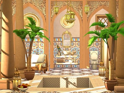 Indian Houses, Indian Room, Indian Interiors, Sims 4 Cc Folder, Sims 4 House Design, Sims 4 Teen, Sims 4 Cc Packs, Indian Homes, Media Wall