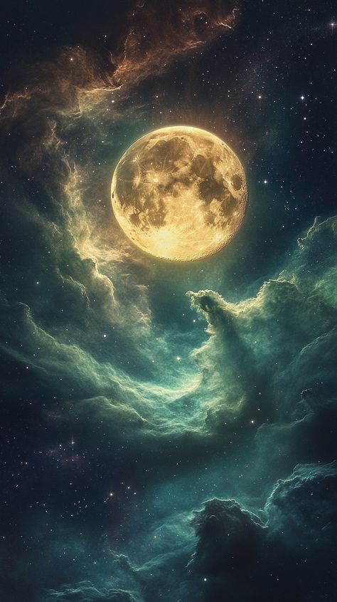 Download 'Luminous cosmic night' - A breathtaking luminous moon shines brightly amidst swirling nebulous clouds in a deep, star-studded celestial expanse. - Get this free stock photo and more high-quality images on StockCake. No attribution required. Clouds In Night Sky, Stargazing Art, Sunset Night Sky, Cloudy Night Sky, Full Moon Photography, Space Sky, Night Sky Moon, Moon Shine, Cloudy Nights