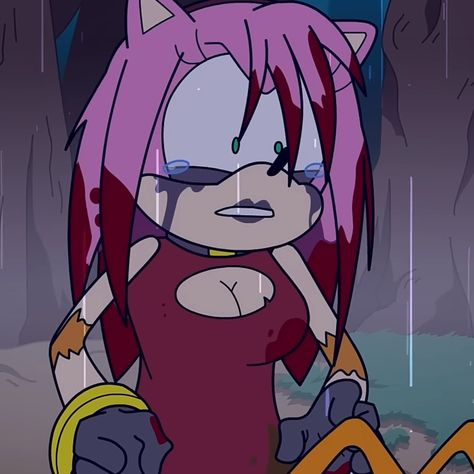 There's Something About Amy Fanart, Crazy Amy Rose, Something About Amy Fanart, There's Something About Amy, Crazy Amy, Sonic Pfps, Secret Stories, Am I Crazy, Amy The Hedgehog