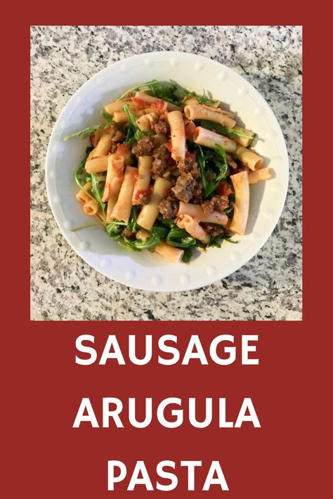 Sausage and Arugula Pasta - The Urben Life Dairy Free Pasta Recipes, Arugula Pasta, Barilla Pasta, Dairy Free Pasta, Healthy Ground Beef, Zoodle Recipes, Ground Beef Recipes Healthy, Dairy Free Dinner, Pasta Dinner Recipes