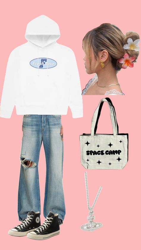 Fresh Love, Space Camp, Hoodie Outfit