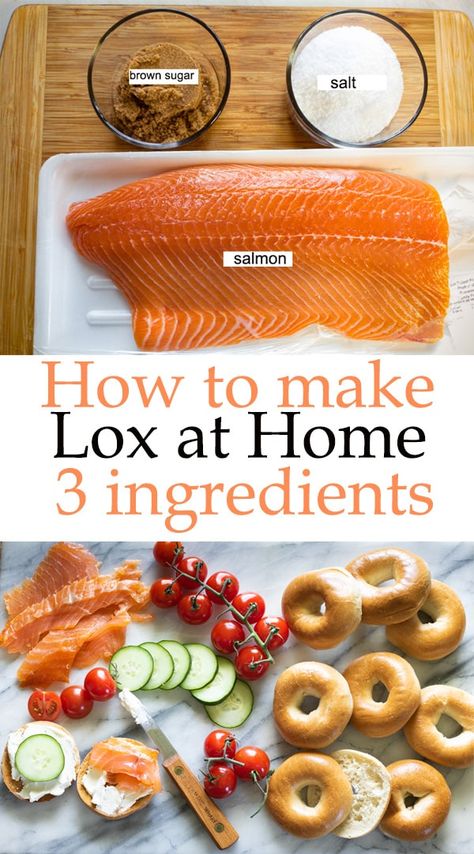 Lox Recipe, Salmon Lox, Gluten Free Salmon, Lox And Bagels, Raw Salmon, Frozen Salmon, Game Food, Yummy Dips, Fresh Fruits And Vegetables