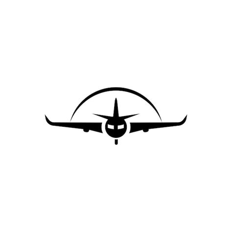 Airplane logo | Premium Vector #Freepik #vector #airbus #jet-plane #pilot #biplane Immigration Logo, Airplane Logo Design, Plane Logo Design, Logo Airplane, Cargo Logo, Airplane Logo, Airplane Graphic, Plane Logo, Maintenance Logo