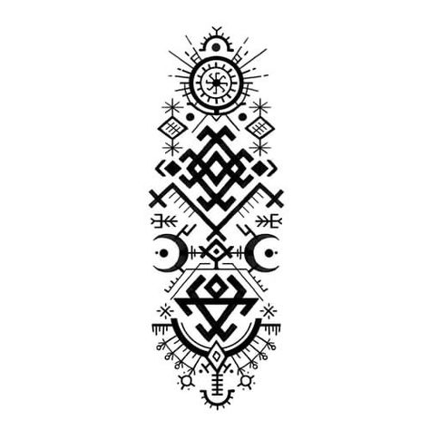 Slavic Tattoo Symbols, Ancient Viking Art, Slavic Symbols, Hand Palm Tattoos, Slavic Tattoo, Ukrainian Tattoo, Berber Tattoo, Geometric Patterns Drawing, Pagan Tattoo