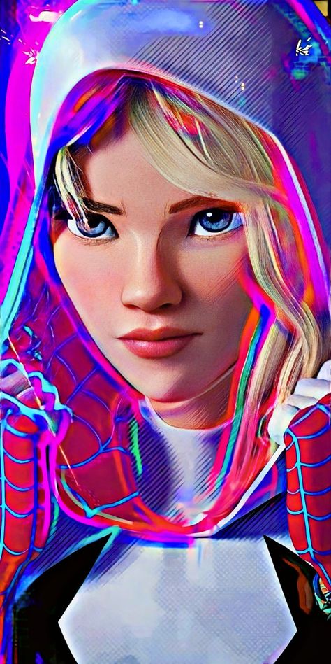 Gwen Stacy Wallpaper Pc, Gwen Spiderverse, Spiderman Multiverse, Gwen Stacy Comic, Spiderman Gwen Stacy, Spiderman Across The Spider Verse, Marvel Spider Gwen, Image Spiderman, Ghost Spider