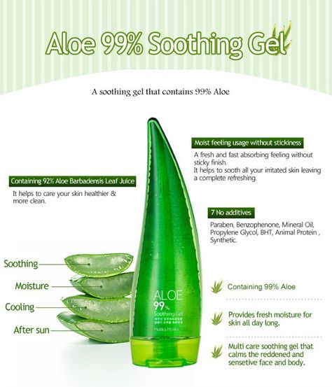 Holika Holika Aloe 99% Soothing Gel Lemon Face Mask, Fresh Aloe Vera, Holika Holika, Aloe Juice, Body Gel, Aloe Gel, Soothing Gel, Dry Face, Aloe Leaf