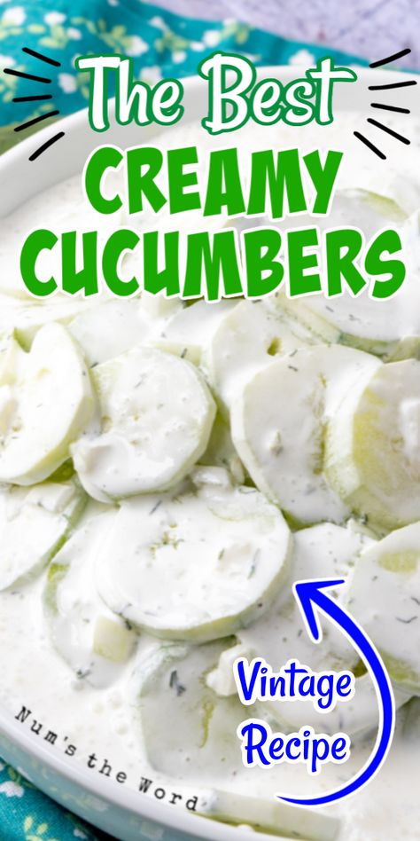 Cumber Salad Creamy, Garden Cucumber Salad, Everything Cucumber Salad, Cuke Onion Salad, Classic Cucumber Salad, Cucumber Salad With Evaporated Milk, Ina Garten Cucumber Salad, Italian Cucumber Salad Recipes, Cold Easy Side Dishes