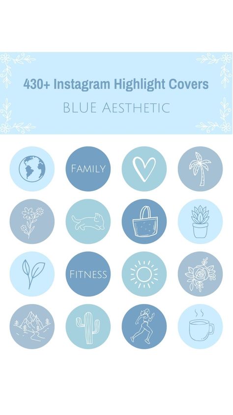 #Blue_Aesthetic_Instagram_Highlight #Blue_Aesthetic_Instagram #Minimalist_Ig_Story #Aesthetic_Instagram_Highlight_Covers Blue Aesthetic Instagram Highlight, Blue Aesthetic Instagram, Pastel Blue Aesthetic, Pastel Highlights, Minimalist Instagram, Blue Instagram, Blue Minimalist, Ig Account, Pastel Designs