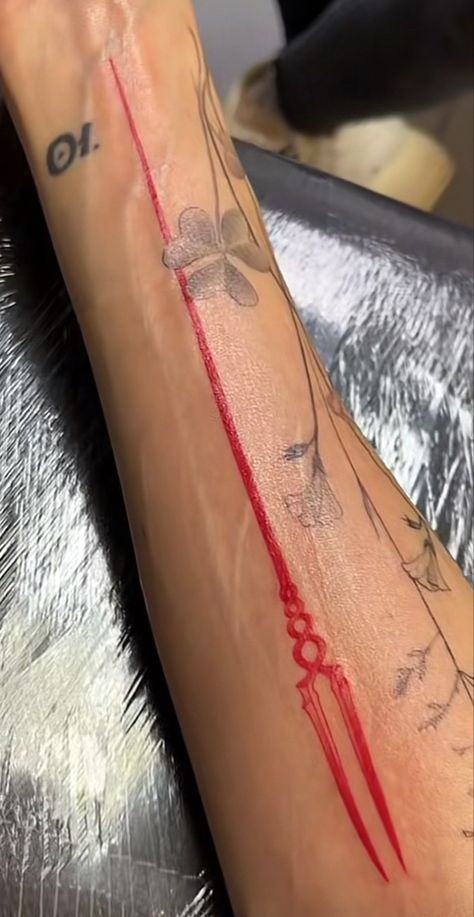 Lance Of Longinus Tattoo, Evangelion Tattoo, Watercolor Tattoo Ideas, Sick Tattoo, 4 Tattoo, Red Tattoos, Jewelry Tattoo, Tattoo Flash Art, Best Tattoo Designs