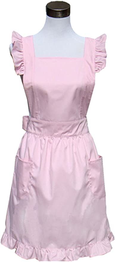 Amazon.com: Hyzrz Lovely Retro Lady's Cotton Aprons Chic Cake Kitchen Cook Apron (Pink): Home & Kitchen Chic Cake, Cooking Aprons, Kitchen Cook, Pink Apron, Pinafore Apron, Vintage Baking, Retro Apron, Work Aprons, Baking Apron