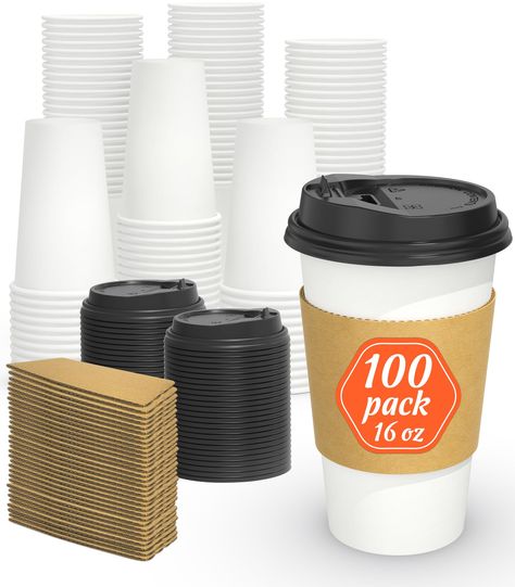 $19.99 - - 4.7 out of 5 stars - Best in Sporting Goods - Vietnamese Coffee Recipe, Coffee Cups With Lids, To Go Coffee, To Go Coffee Cups, Blue Coffee Cups, Disposable Coffee Cups, Vietnamese Coffee, Styrofoam Cups, Chocolate Food