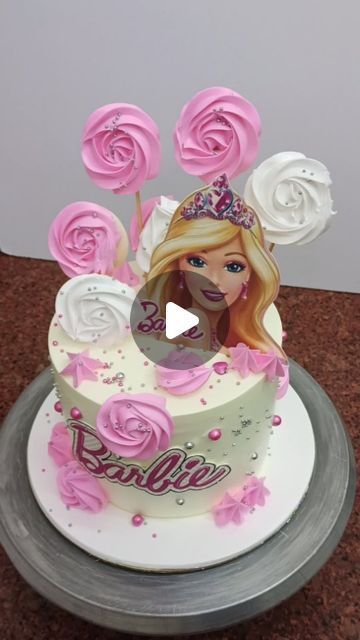 Cake Designs Birthday For Kids, Doll Cake Design Birthday Parties, How To Make A Barbie Cake, Cake Videos For Kids, Simple Barbie Cake, Barbie Birthday Cakes For Kids, Cake Designs Videos, Barbie Doll Cake Ideas, Birthday Cake Designs For Kids