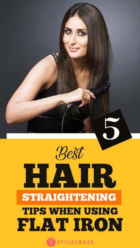 5 Best Hair Straightening Tips When Using Flat Iron: If you’re a regular user of a hair straightener, we're sure you experience days when the straightening just never comes right. We put those days under the ‘bad hair day’ category. However, We have lately realized that it could be either the wrong technique or the wrong product that is responsible. Here is how you can get it right! #Hair #HairStraightening #Hairstyles #HairCare How To Straighten Your Hair Without Iron, Hair Straightening Tips At Home Flat Irons, Best Hair Iron Flats, Good Cheap Hair Straighteners, Good Flat Irons, Hair Tongs, Trim Your Own Hair, Ayurvedic Hair Oil, Frizzy Curly Hair