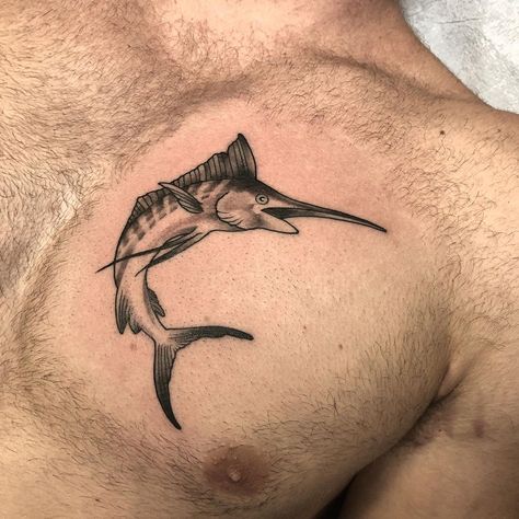 Caleb Gibson on Instagram: “Marlin for Brendon.  Thanks again dude! . . @amulettattoos . . www.calebgibsonart.com for appointments.” Marlin Tattoo, Gibson, Tattoos, On Instagram, Quick Saves, Instagram