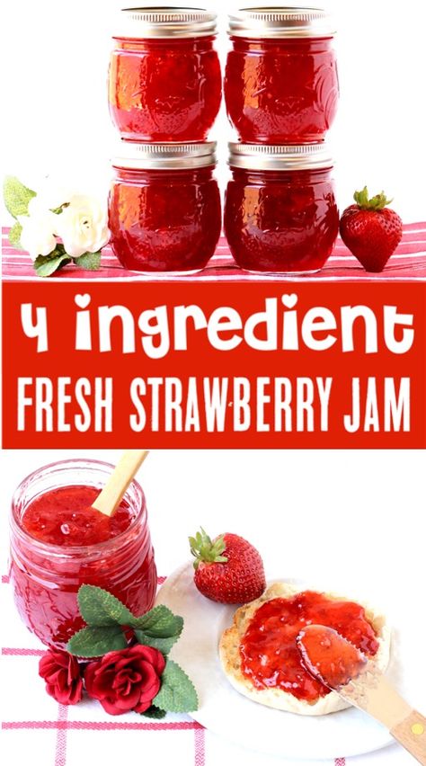 Strawberry Raspberry Jam Canning, Canning Recipes For Strawberries, Liquid Pectin Recipes Jelly, How To Make Strawberry Jam Homemade, Strawberry Jam Recipe Canning With Pectin, Cooked Strawberry Jam, Canning Strawberry Jam With Pectin, How To Make Strawberry Jelly, Strawberry Jam With Liquid Pectin