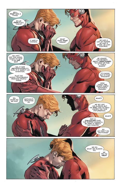 Heroes in Crisis #9 Heroes In Crisis, Tom King, Wally West, Marvel Vs Dc, King Art, Marvel Vs, Comic Panels, Superhero Art, Dc Universe