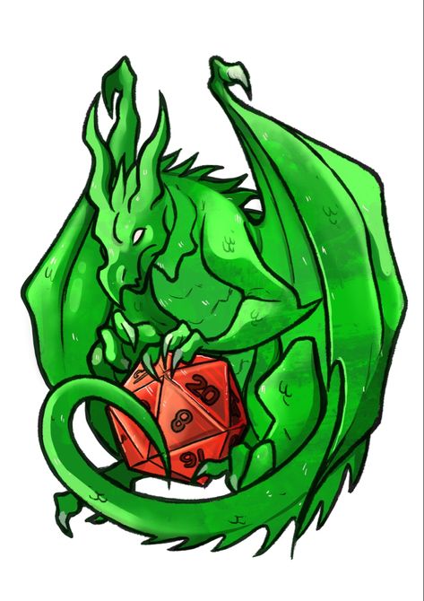 Dragon D20 Tattoo, Dungeons And Dragons Painting Ideas, Dnd Painting Ideas, Dnd Dice Drawing, Dnd Dice Art, Dnd Doodles, Dice Artwork, Dnd Drawings, Dnd Logo