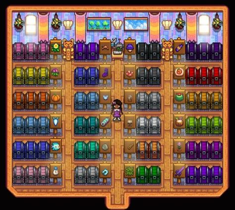 Stardew Valley Indoor Design, Stardew Valley Chest Shed, Grandpas Shed Stardew, Immersive Farm 2 Stardew Valley, Stardew Valley Farm Layout 2 Players, Stardew Valley Farm Layout Four Corners Aesthetic, Stardew Valley House Interior Design No Mods, Stardew Valley Astethic, Stardew Valley Shed Layout Chest