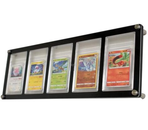 Pokemon Slab Frame Acrylic Sports Trading Cards Display PSA Graded Card Holder Wholesale Trading Card Frame, Trading Card Display, Custom Pokemon, Collection Room, Cards Display, Fast Quotes, Frame Acrylic, Sports Trading Cards, Acrylic Display Case