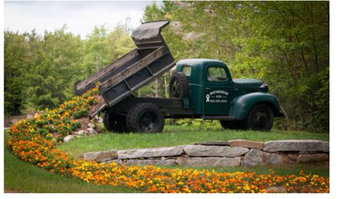 Dump truck flower bed Car Yard, Flower Truck, Lawn Art, Lawn Ornament, Old Truck, Flower Landscape, Dump Truck, Truck Bed, Old Trucks