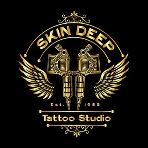 I will create a wonderful luxury tattoo studio logo Tattoo Studio Logo Design Ideas, Logo Design Tattoo Studio, Tattoo Studio Logo, Tattoo Logo Design, Luxury Tattoo, Tattoo Logo, Studio Tattoo, Joker Tattoo, Logo Psd