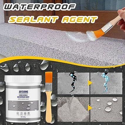 Shop at SaleInPak.com Invisible Waterproof Agent Waterproof Insulation Sealant,Super Strong Invisible Waterproof Anti-Leakage Agent, Transparent Waterproof Glue for Outdoors,Strong Adhesive Seal Coating *With Brush* Liquid Rubber, Waterproof Glue, Leak Repair, Construction Adhesive, Spray Adhesive, Adhesive Glue, Paint Supplies, Window Frames, Strong Adhesive