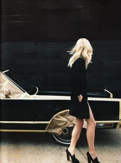 via today's pretty By Any Means Necessary, Black And Blonde, Vogue Germany, All Black Everything, Black Car, Inspiration Mode, Look At You, Looks Style, Back To Black