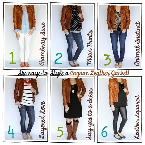 What To Wear With Brown Leather Jacket, Copper Jacket Outfit, Cognac Jacket Outfit, Brown Leather Jacket Outfits Women, Tan Leather Jacket Outfit, Karla's Closet, Style Language, Brown Leather Jacket Outfit, Womens Leather Jacket Outfit