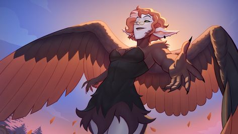 Harpy Lilith, Lilith Owl House, Lilith Clawthorne, Owl House Art, Witch Coven, Owl House Fanart, Critical Role Fan Art, Ghost Rider, Magic Art