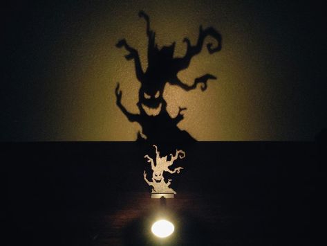 Spooky Tree Shadow Caster 3D Printed Halloween Tealight Holder for Haunting Wall Shadows - Etsy 3d Printed Halloween, Tree Shadow, Spooky Tree, Spooky Trees, Halloween Aesthetic, Tealight Holder, Halloween Prints, Caster, Tealight