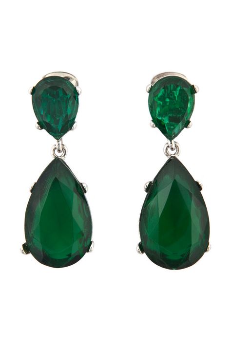 Rent the Runway: Kenneth Jay Lane, Rental: $25 Emerald Drop Earrings, Lorraine Schwartz, Emerald Earrings Drop, Colombian Emeralds, Emerald Earrings, Emerald Jewelry, Van Cleef, Gorgeous Jewelry, Lorraine