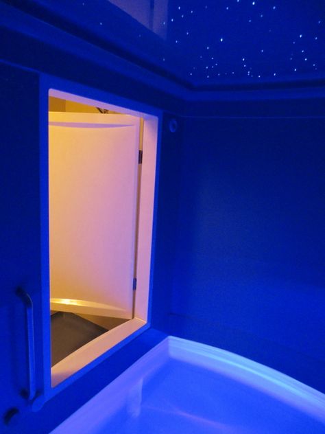 Ocean Float tank at Float On in Portland, Oregon. Ocean Float, Float Room, Float Tank, Deprivation Tank, Float Therapy, Suspended Animation, Sensory Deprivation, Deep Meditation, 2023 Vision